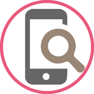 現在地から検索アイコン