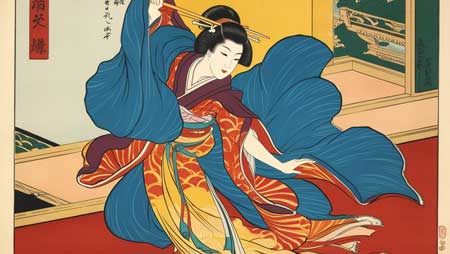 松山・道後温泉｜道後歌舞伎通りの賑やかな遊郭時代の風景