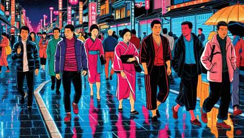 松山・道後温泉｜道後歌舞伎通りの昭和期ネオン街の風景